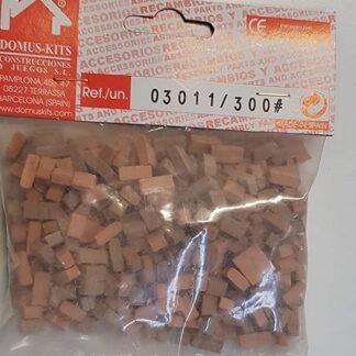 Bolsa 300 piedras mini rojizas para maquetas. Domus 03011